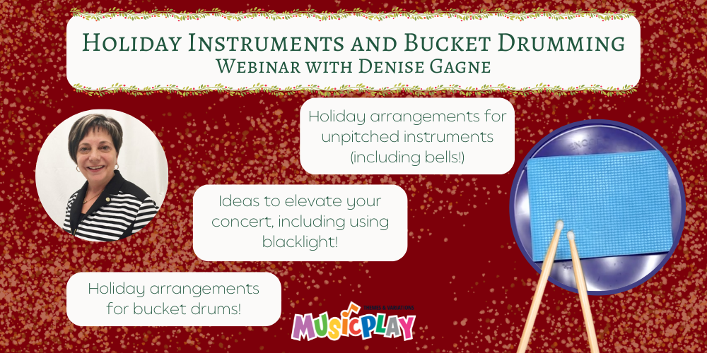 Holiday Instruments and Bucket Drumming